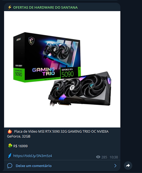 Placa de vídeo com desconto